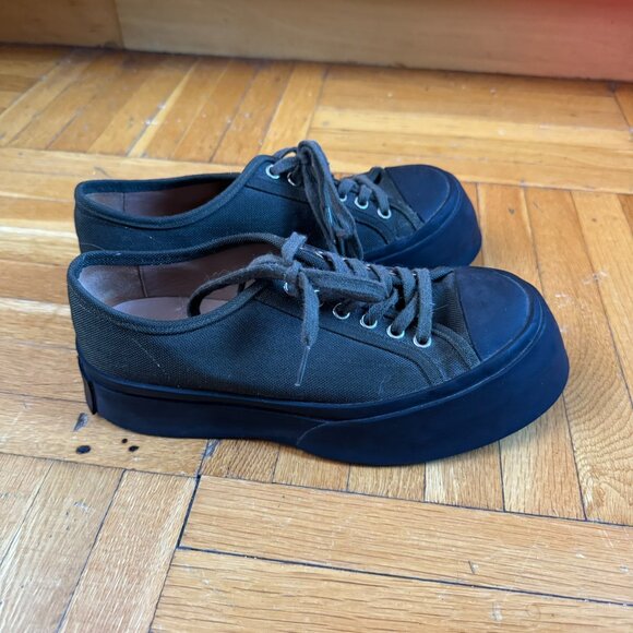 Marni Pablo Sneakers Olive and Black (sz 7.5) - Picture 3 of 10